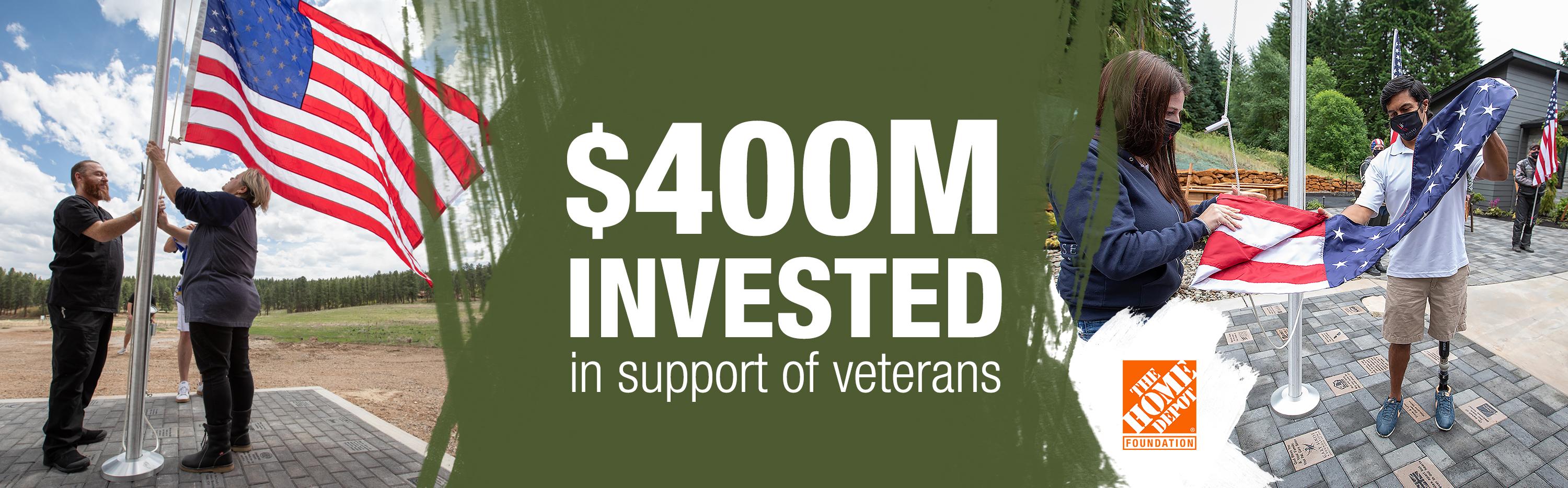 The Home Depot Foundation Surpasses $400 Million In Support Of Veterans ...